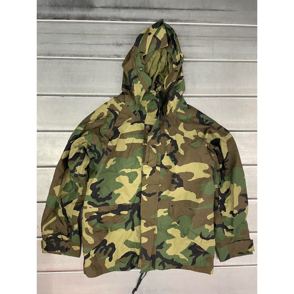 Tennessee Apparel Corp Parka Jacket Mens‎ Medium Woodland Camo Cold Weather